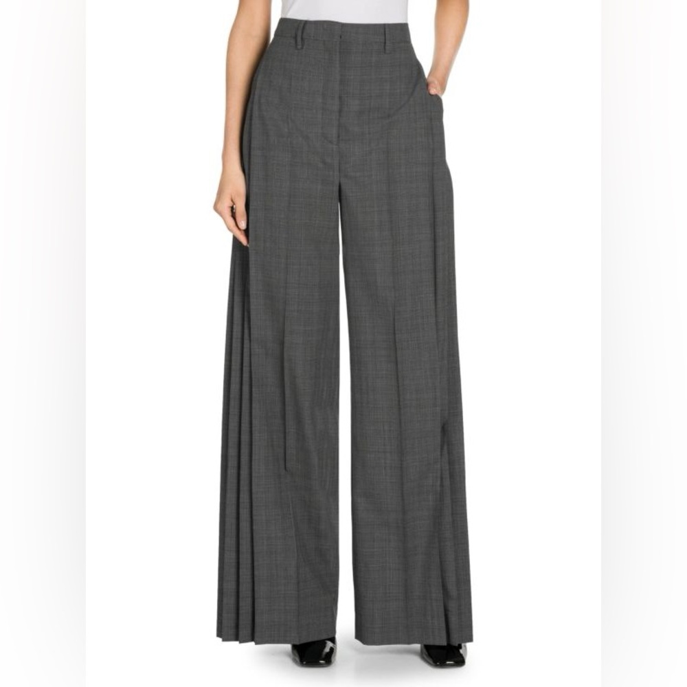 Micro Pow Side Pleated Trousers